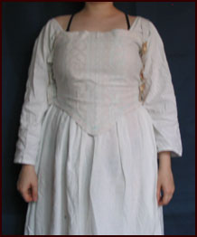 The toile, first fitting.