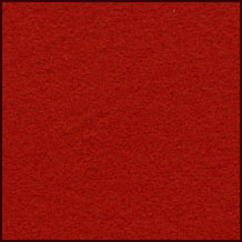 Red wool swatch, washed.